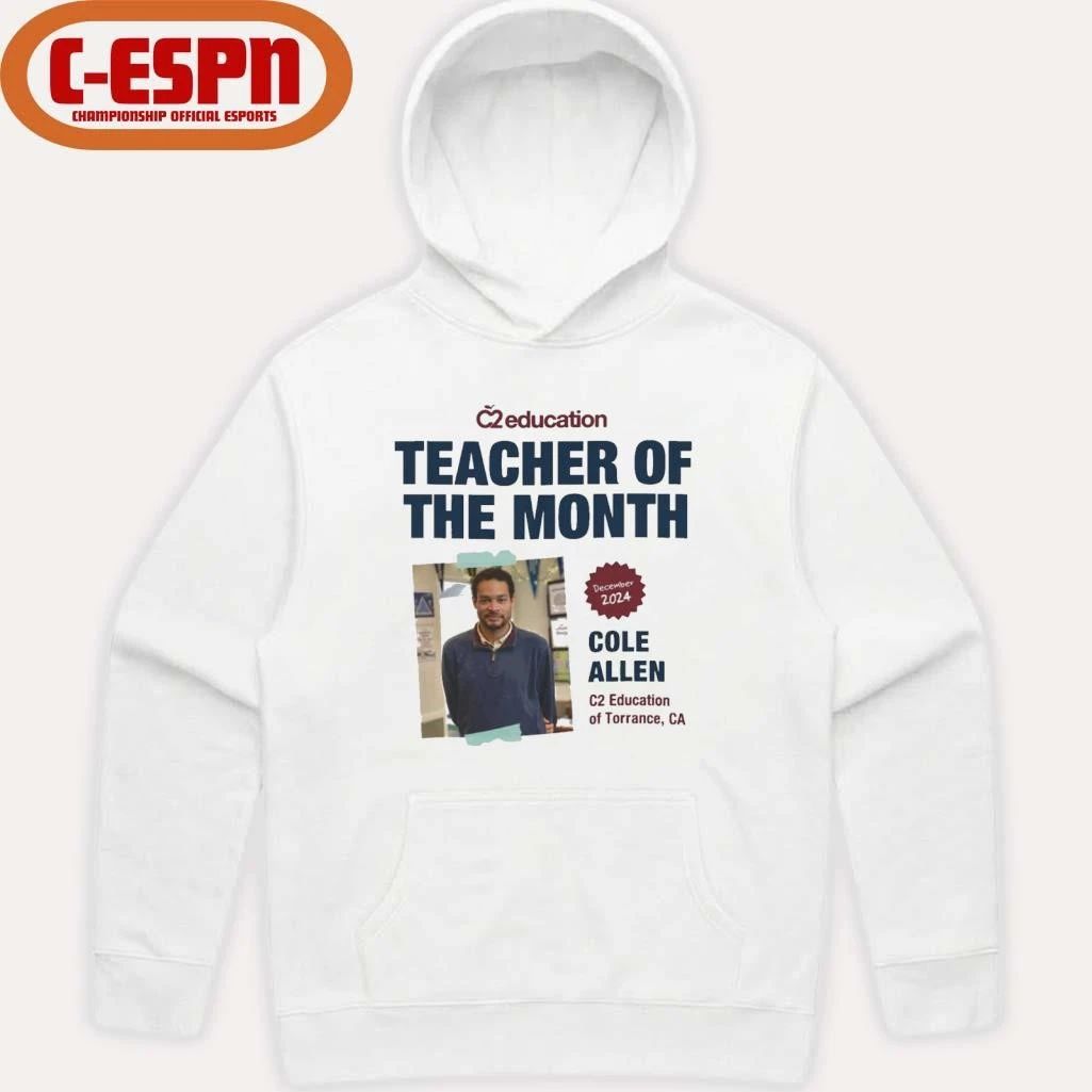 Cole Thomas Allen Teacher of the Month Shirt