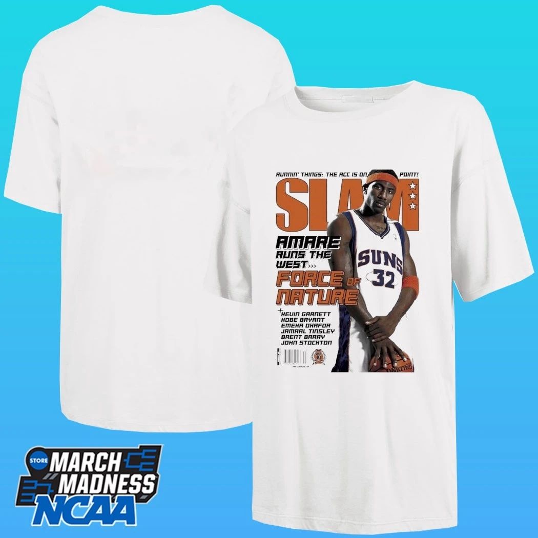 Slam Magazine Amare Runs The West Force Of Nature 2026 Shirt