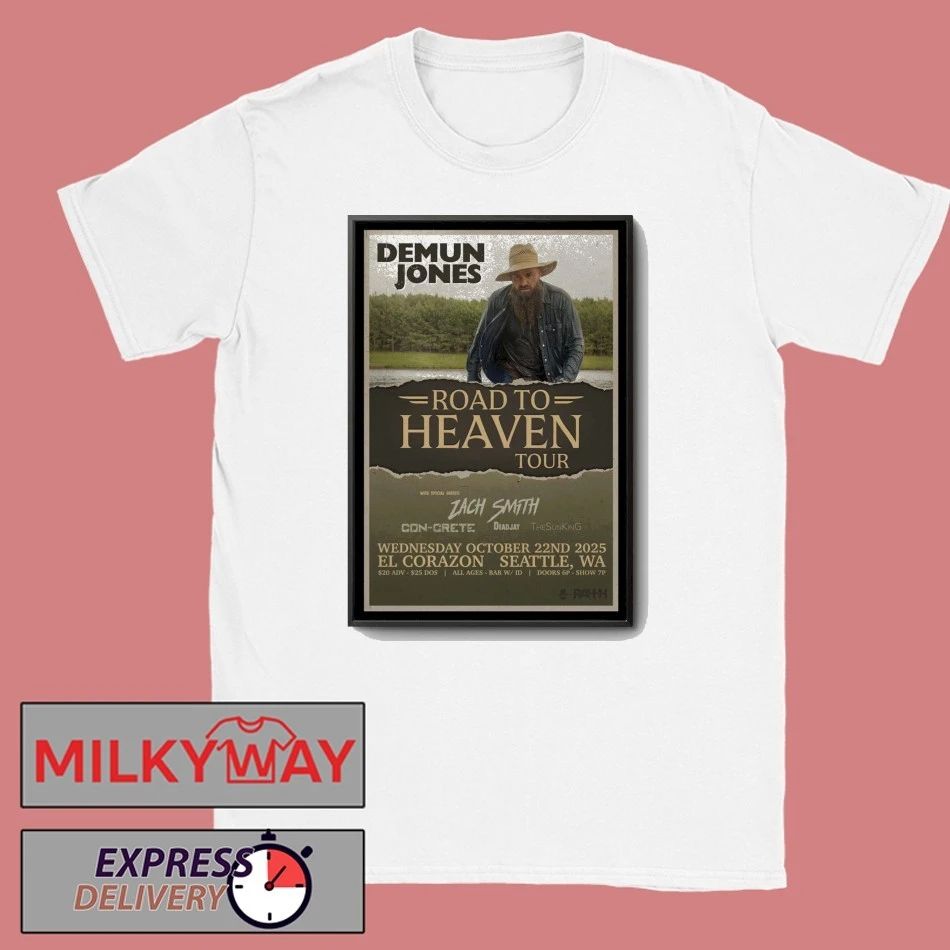 Demun Jones October 22 2025 El Corazon Seattle WA Poster shirt