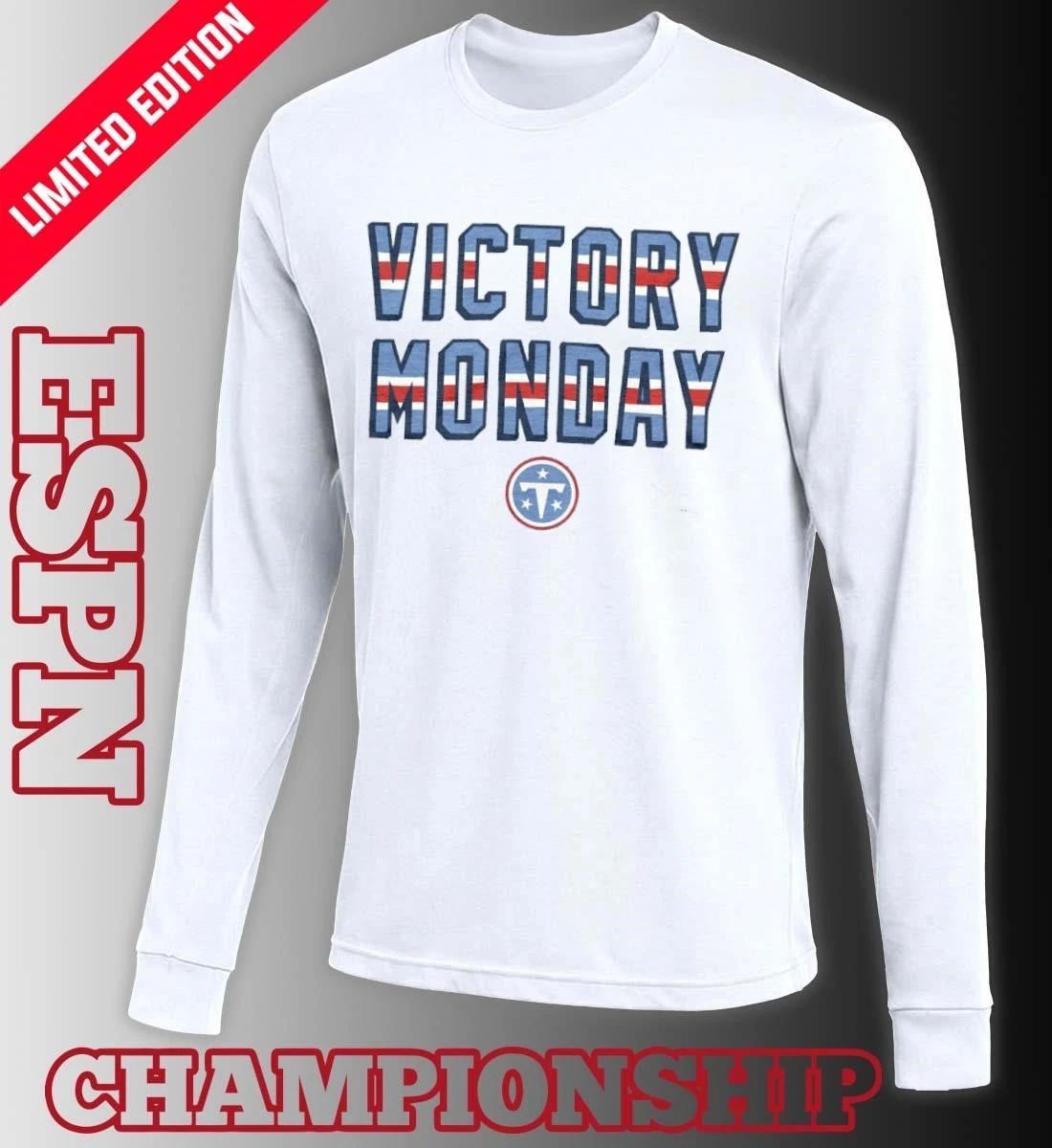 Tennessee Titans New Logo Victory Monday Shirt