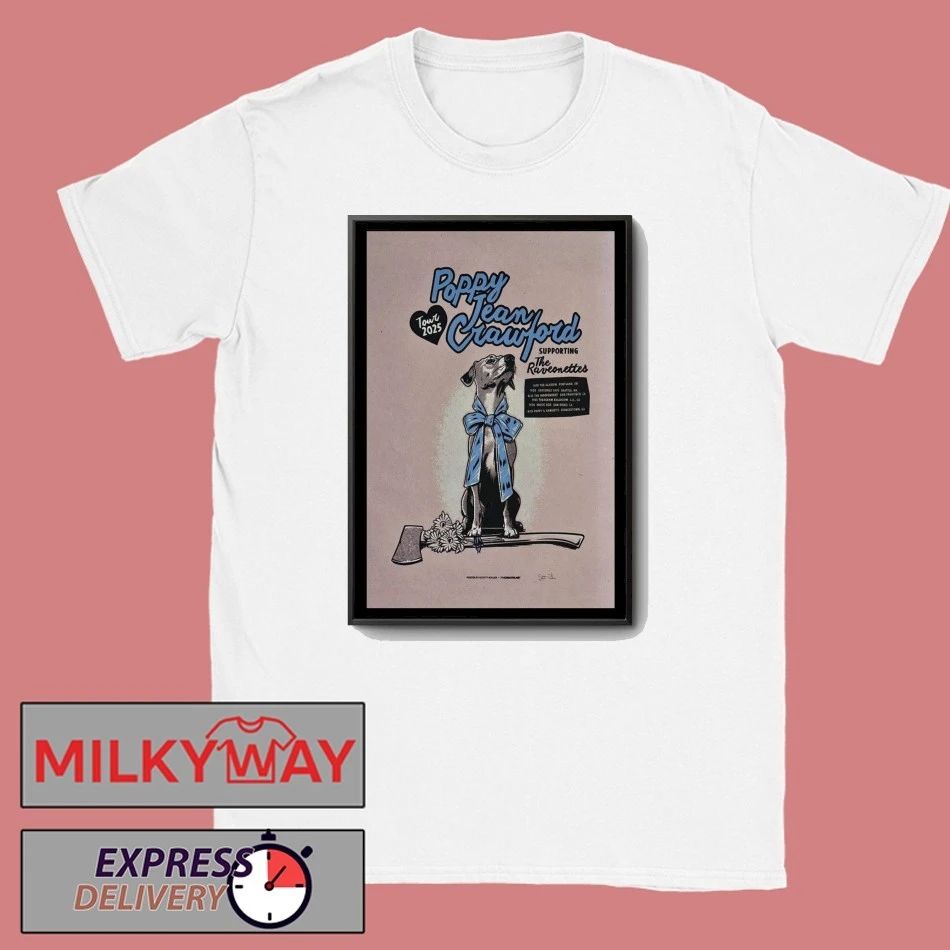Poppy Jean Crawford West Coast Tour 2025 Poster shirt