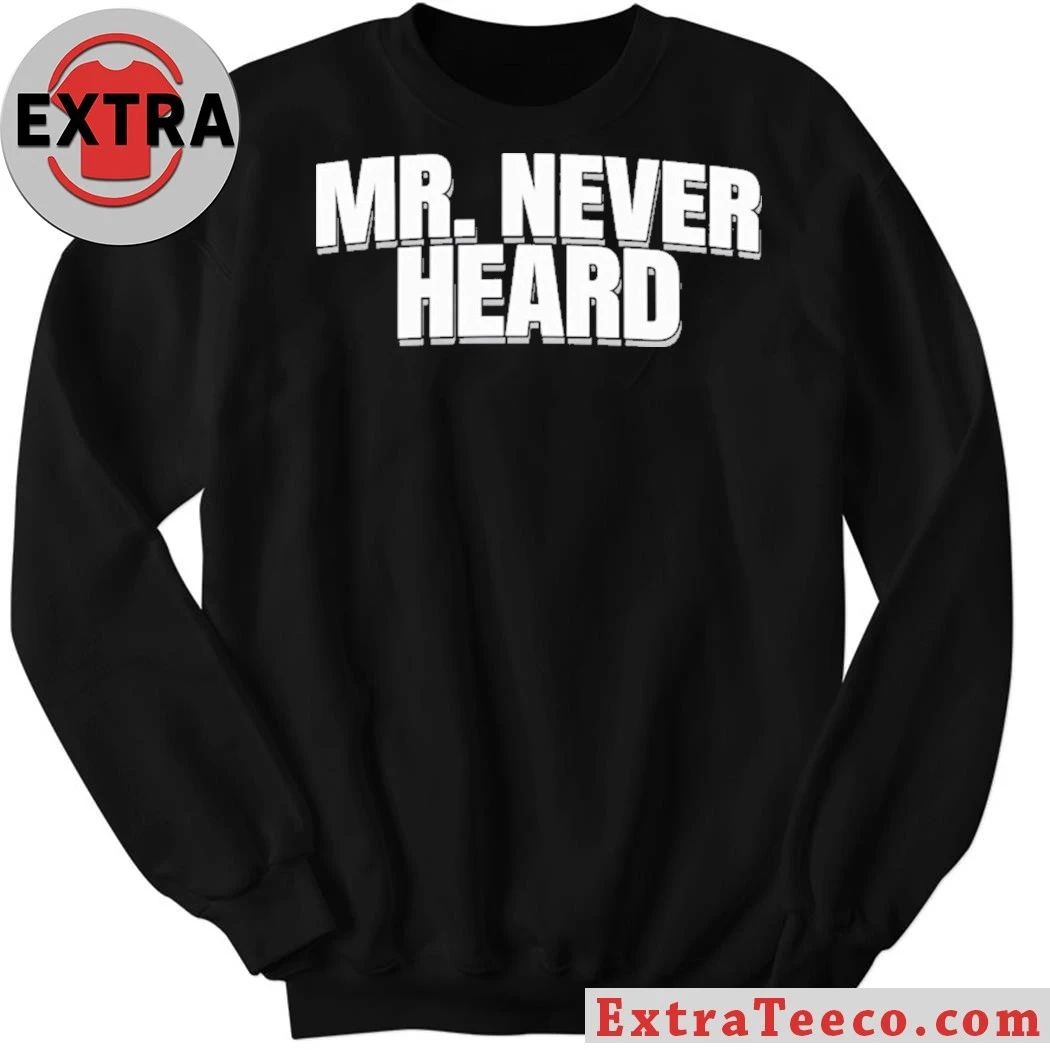 Raymond Aguilar wears Mr. Never Heard Shirt