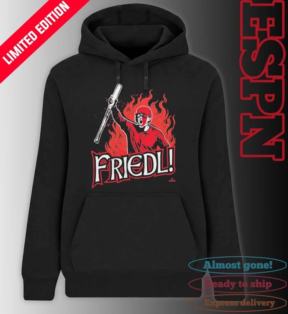 Cincinnati Reds TJ Friedl! Battle Cry Shirt