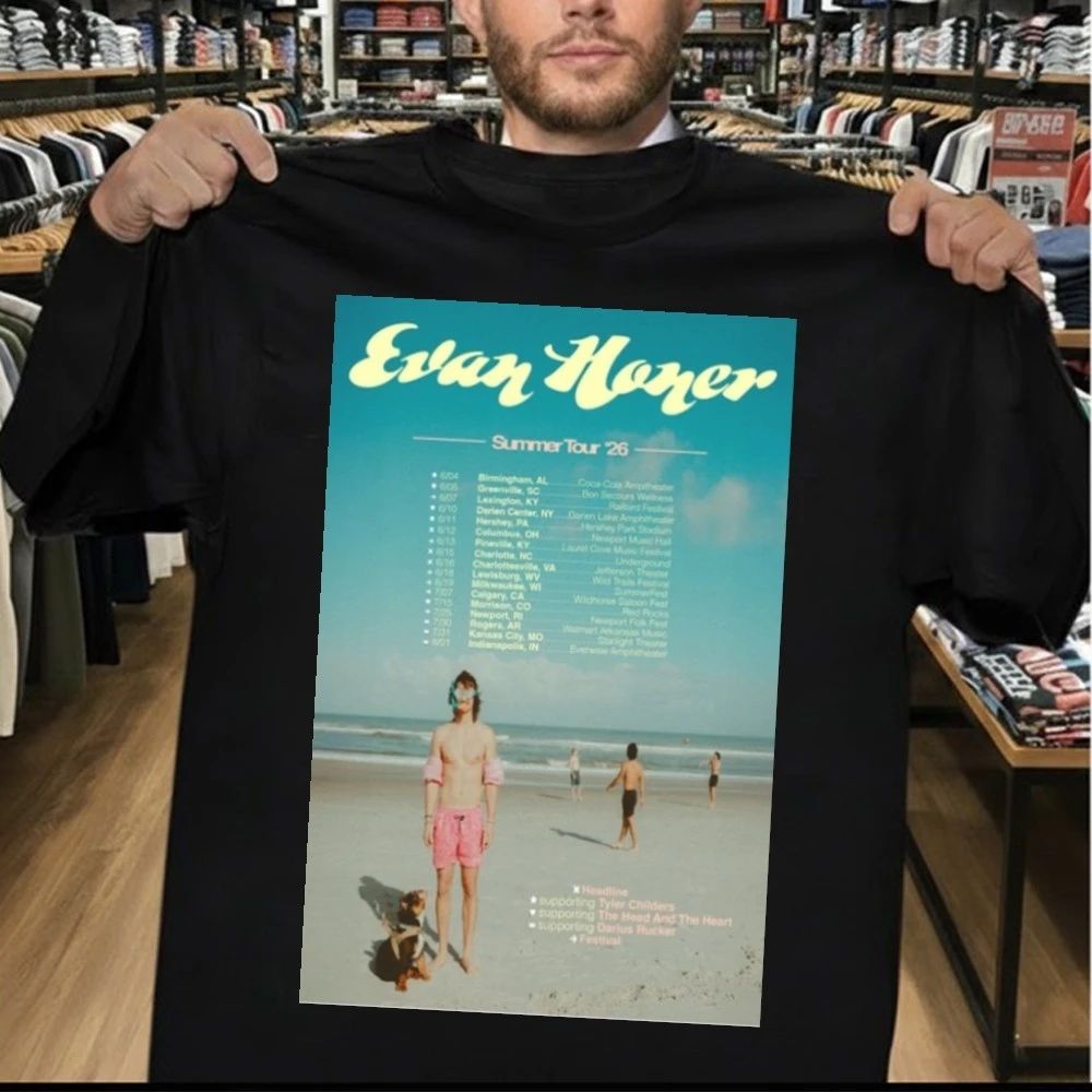 Evan Honer Summer Tour 2026 Poster Shirt