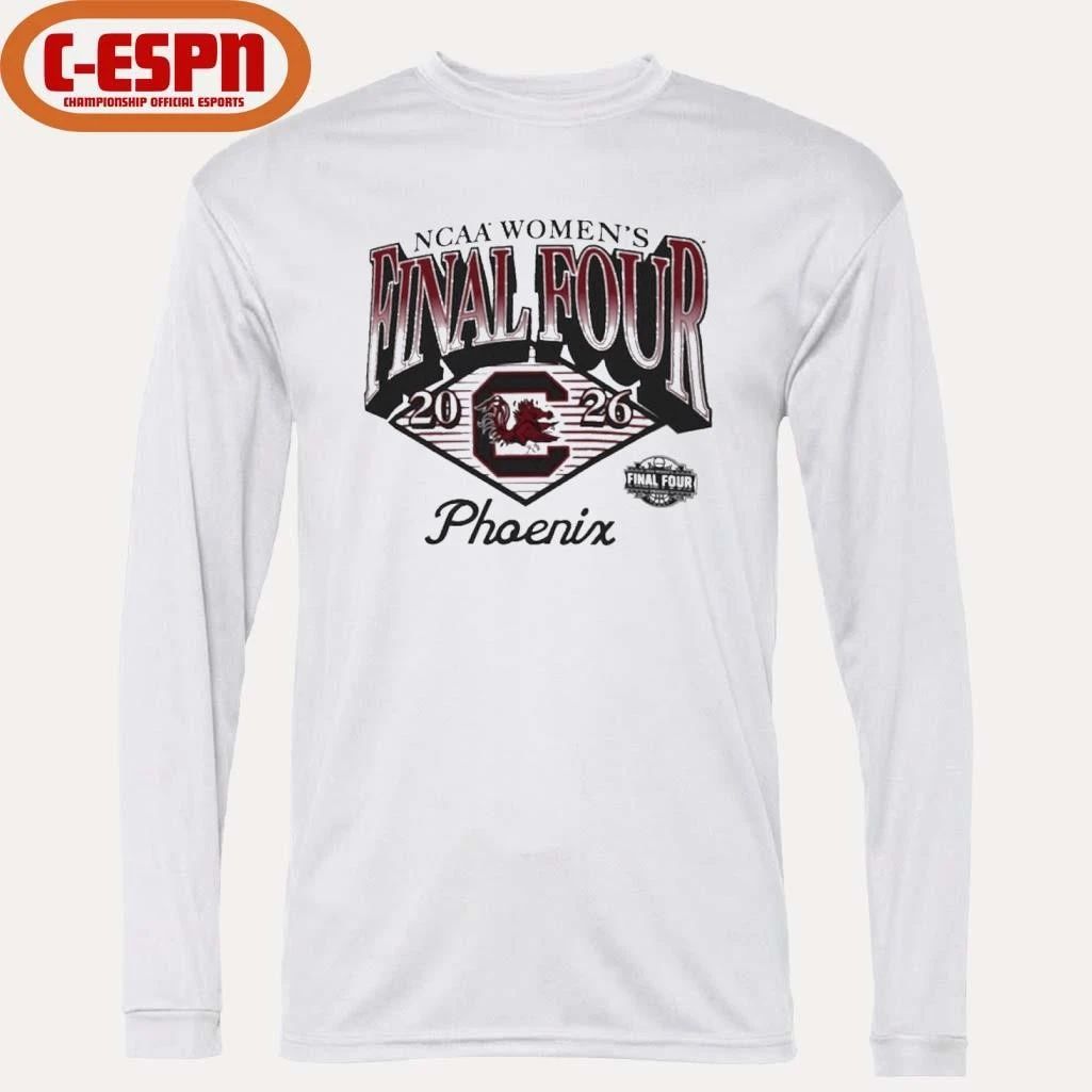 South Carolina Gamecocks NCAA Women’s Basketball Final Four Locker Room 2026 T-Shirt