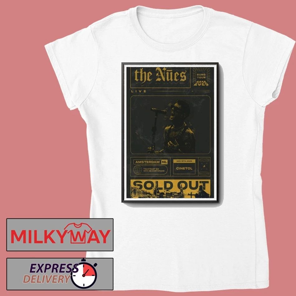 The Nūes Nov 15 2025 Amsterdam, Netherlands Poster shirt