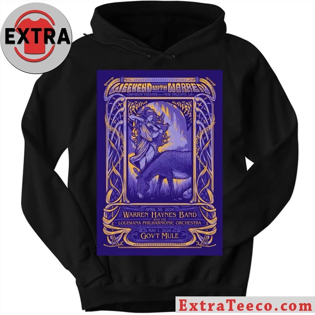 Weekend With Warren Apr 30-May 1 2026 Orpheum Theater in New Orleans LA Poster Shirt