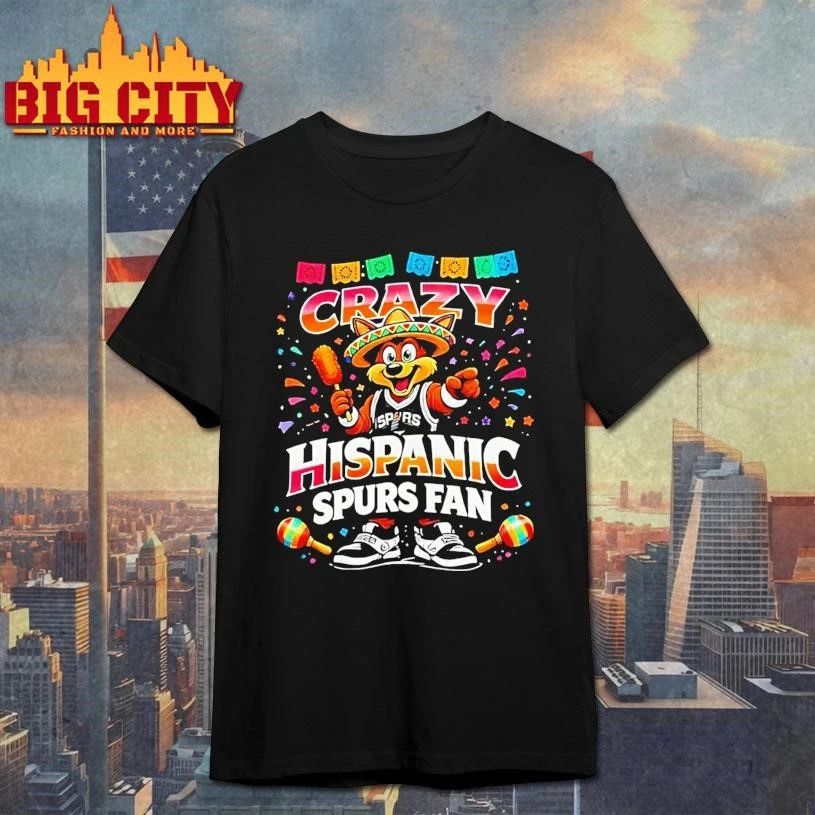 The Coyote Crazy Hispanic Spurs Fan Basketball Mexico Game Day 2026 Shirt