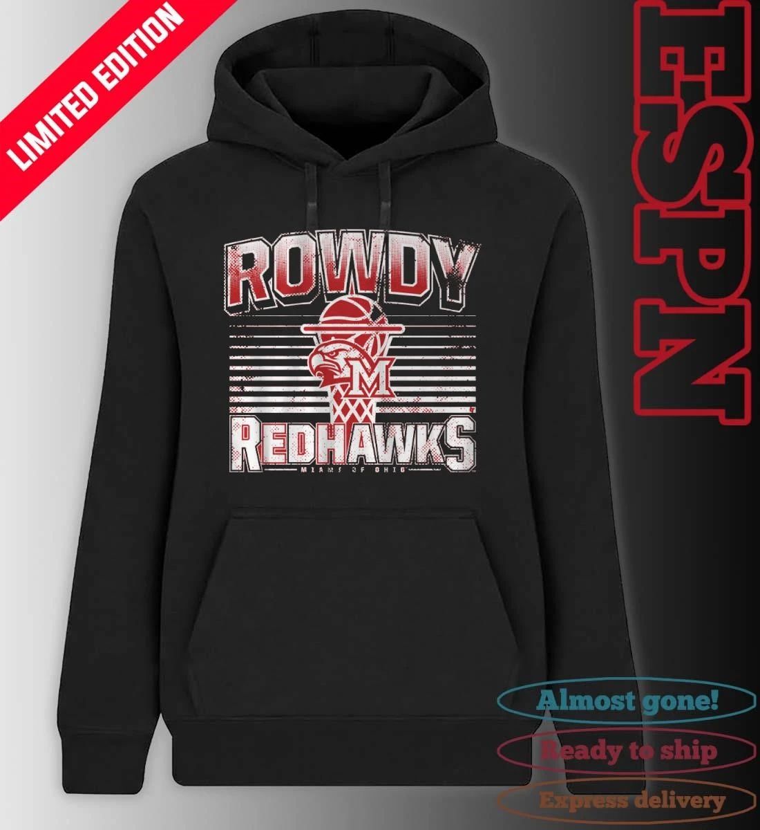 Miami RedHawks Basketball Rowdy RedHawks Shirt