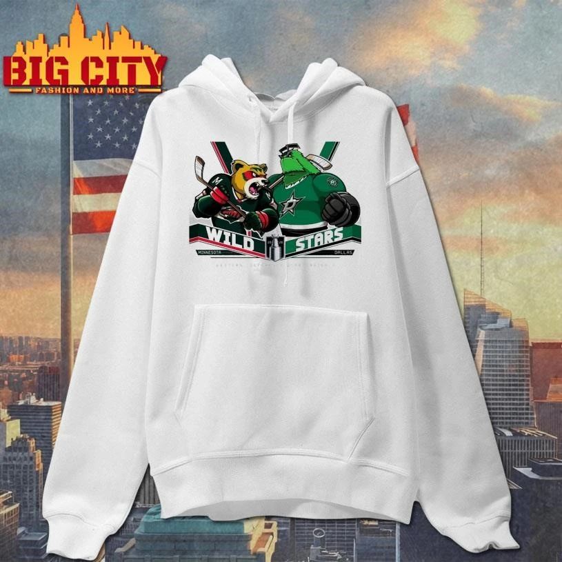 Minnesota Wild Vs Dallas Stars NHL Stanley Cup Playoff 2026 Eastern Conference Quarter Final Mascot Shirt