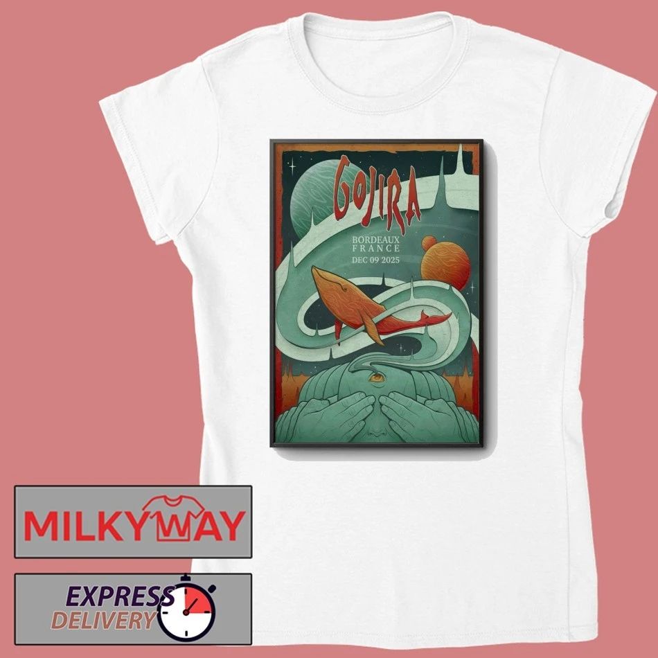 Gojira At Arkéa Arena On Dec 9 2025 Poster shirt