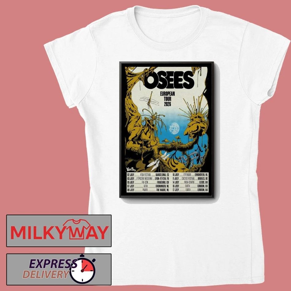 Osees European 2026 Tour Poster shirt