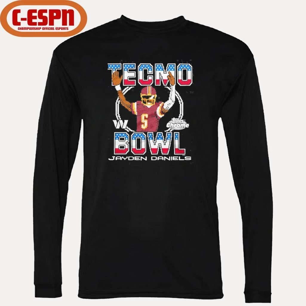 Tecmo Bowl x Topps Chrome Washington Commanders Jayden Daniels Shirt