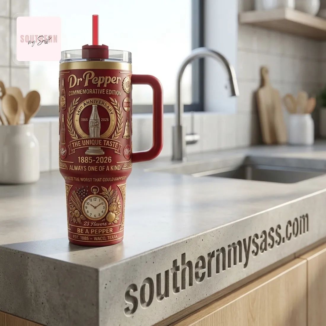 Dr Pepper 141st Anniversary Commemorative Edition Insulated Tumbler