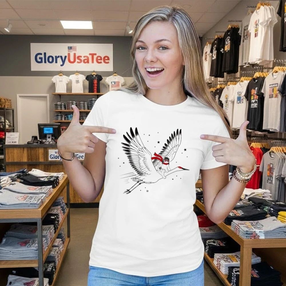 Gary Riding Crane Shirt