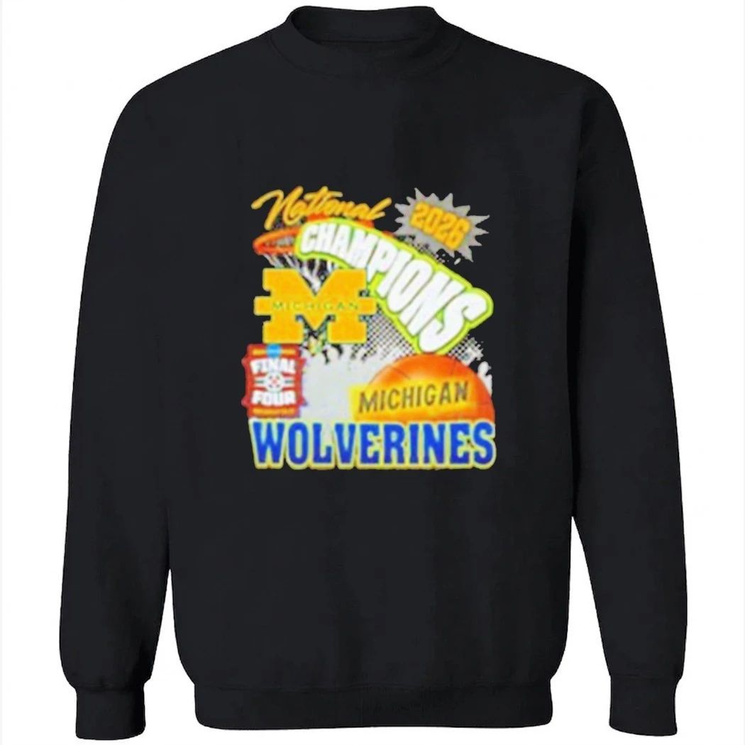 Michigan Basketball National Champions 2026 logo vintage shirt