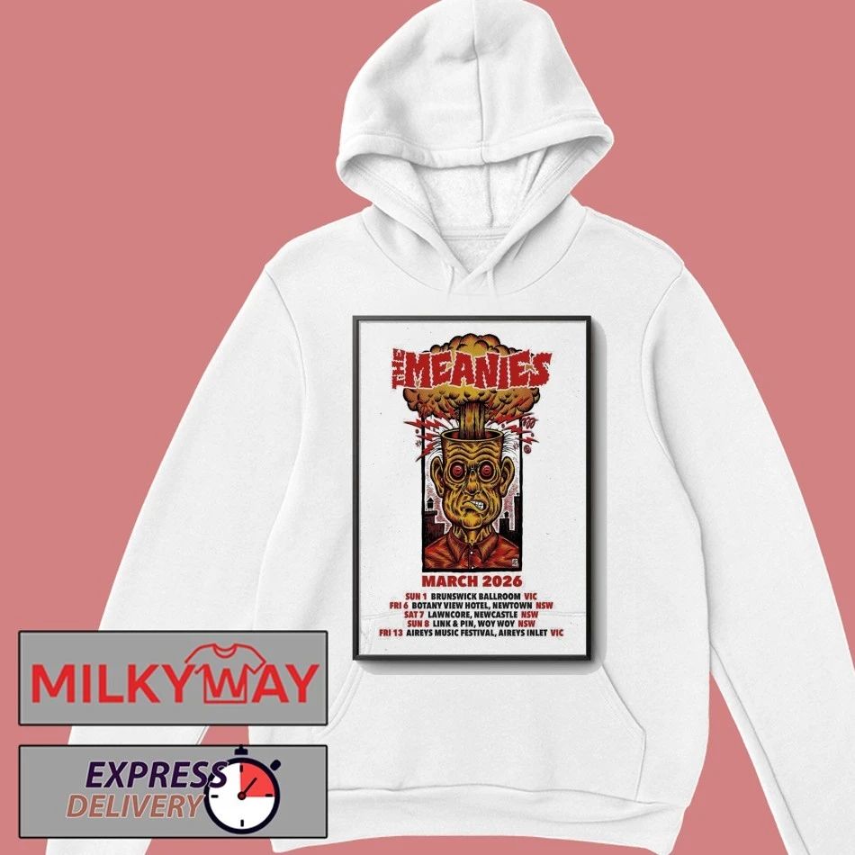 The Meanies Australia 2026 Tour Poster shirt