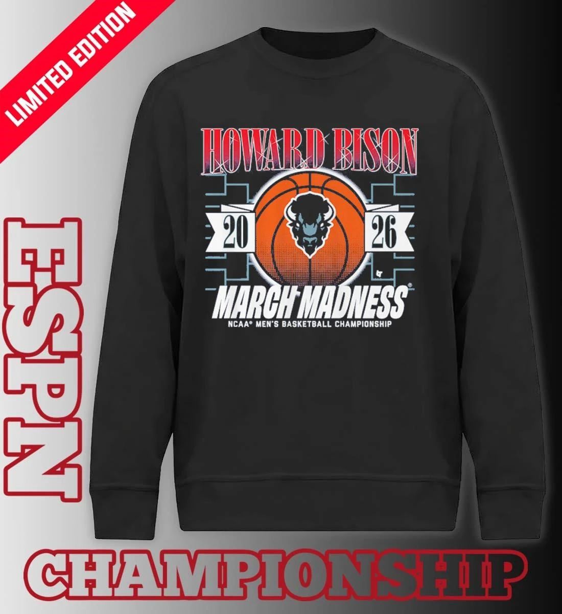 Howard Bison Men’s Basketball March Madness NCAA Tournament Shirt