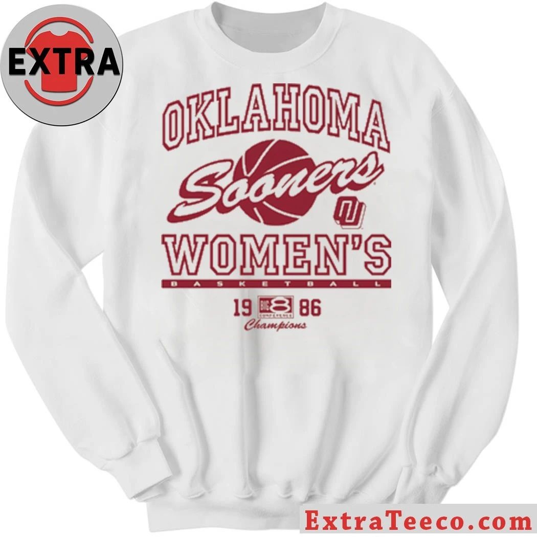 Oklahoma Women’s Basketball 1986 Big 8 Champs Heavyweight T-Shirt