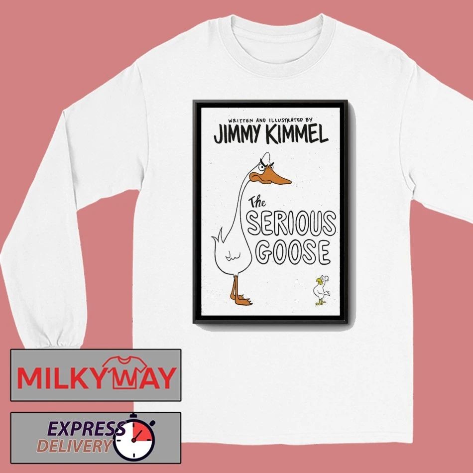 The Serious Goose Illustrated Art Poster shirt