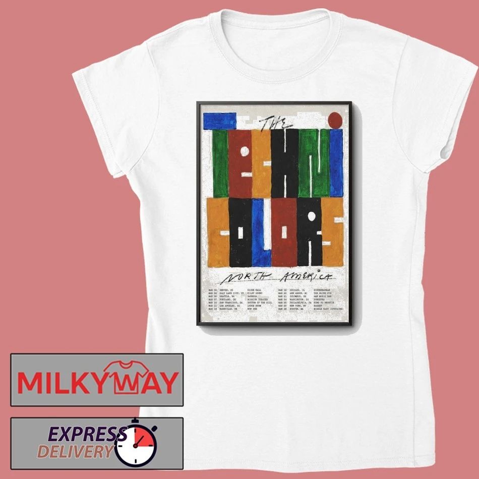 The Technicolors Poster Tour North America 2026 shirt