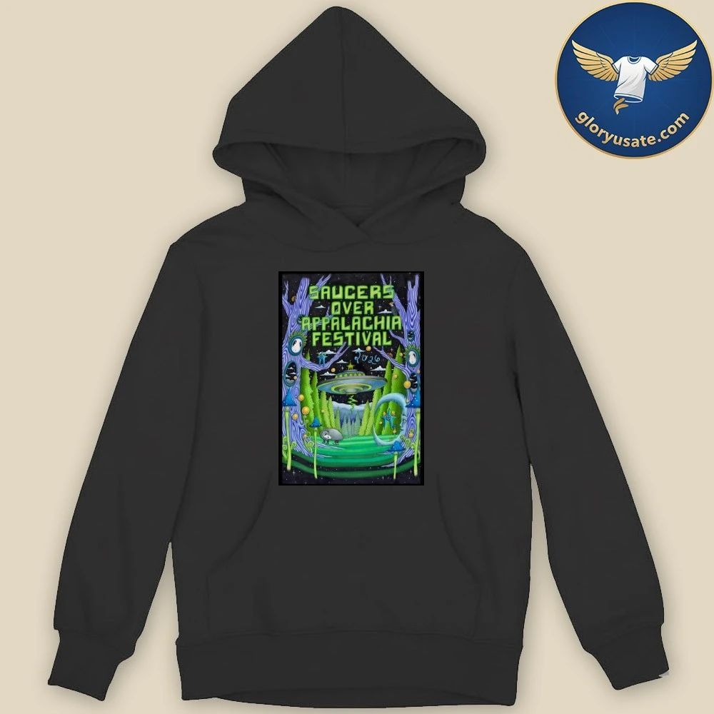 Saucers Over Appalachia Festival Jun 13 2026 In Bristol VA Poster Shirt