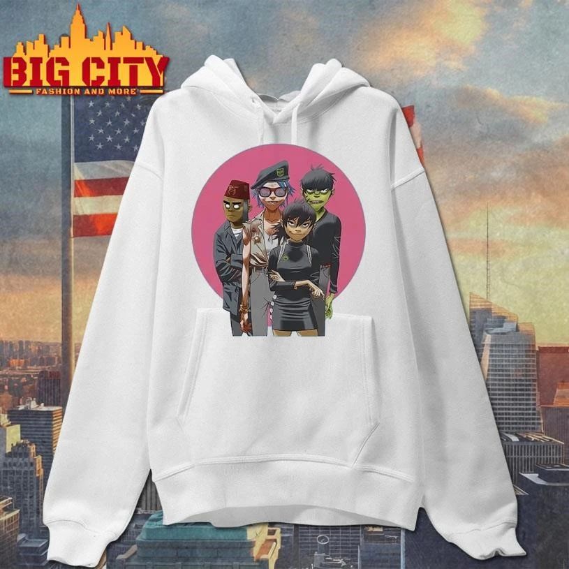 Ryan Gosling Gorillaz Group Turquoise Shirt