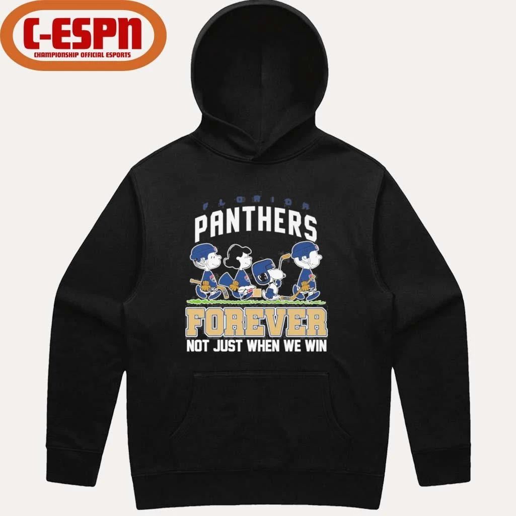 The Peanuts Characters Forever X Florida Panthers Shirt