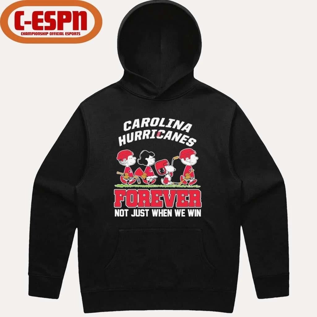 The Peanuts Characters Forever X Carolina Hurricanes Shirt