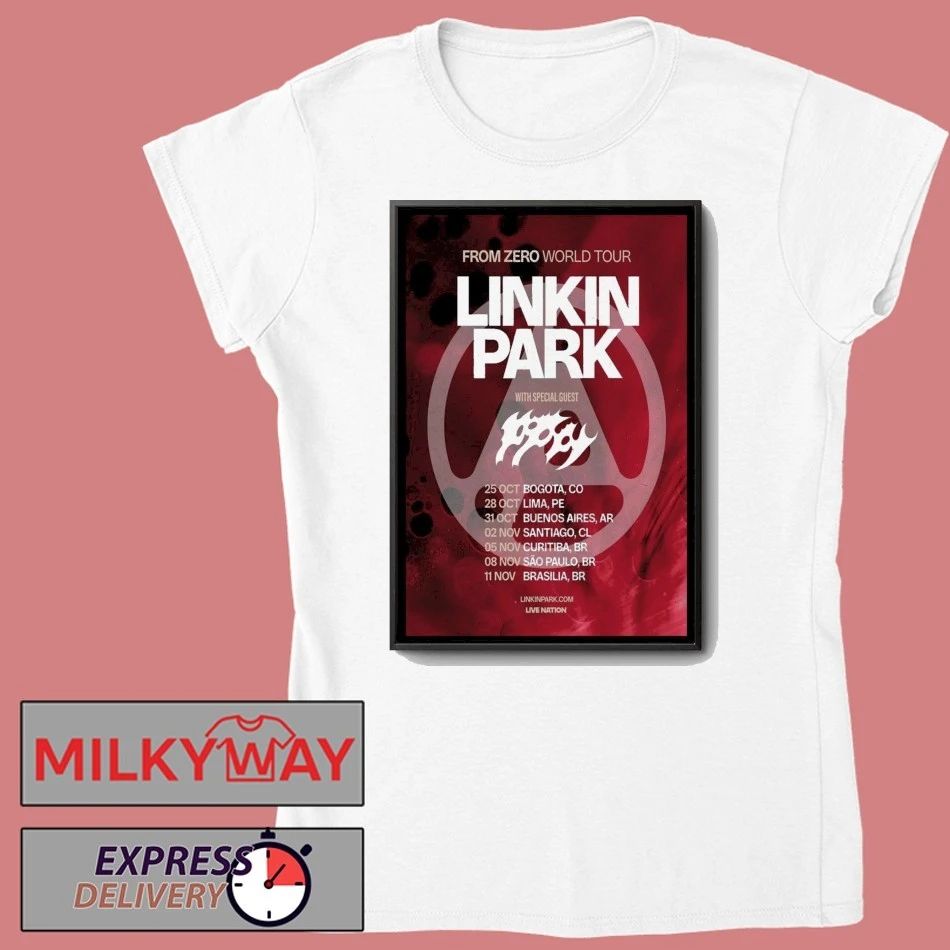 Linkin Park From Zero Tour Poster 2025 shirt