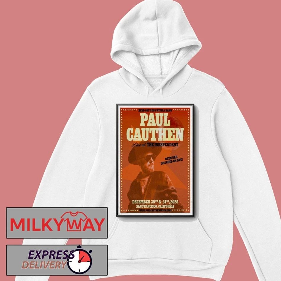 Paul Cauthen Dec 30-31, 2025 San Francisco, CA Poster shirt