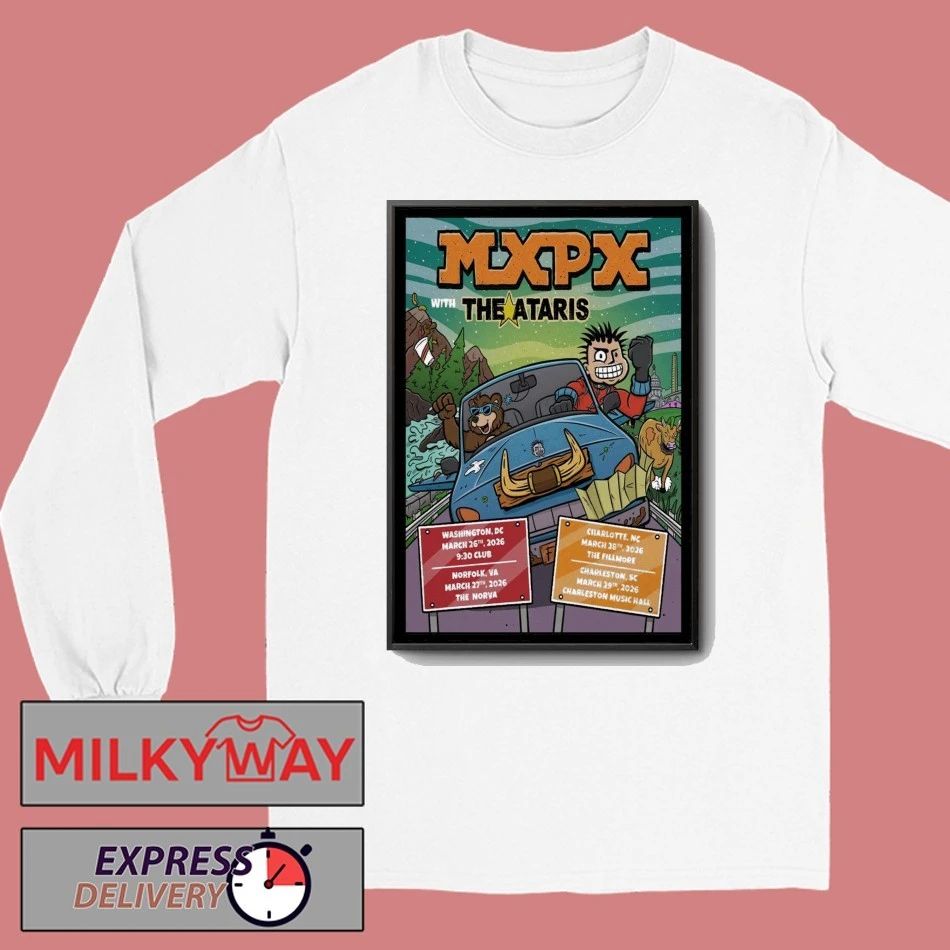MxPx March 2026 New Tour Poster shirt