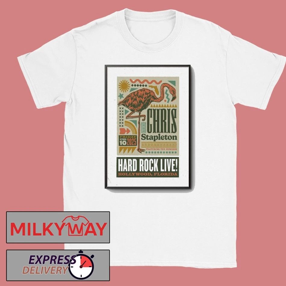 2025 Event Hard Rock Live Florida Chris Stapleton Poster shirt
