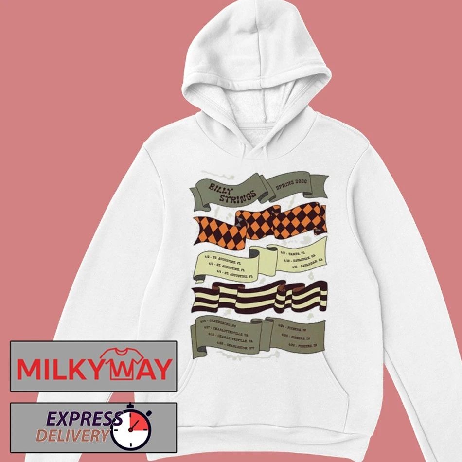 Billy Strings Spring Tour 2026 Parade Tee with Dates shirt