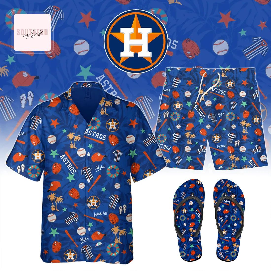 Houston Astros Summer Vacation Hawaiian Shirt