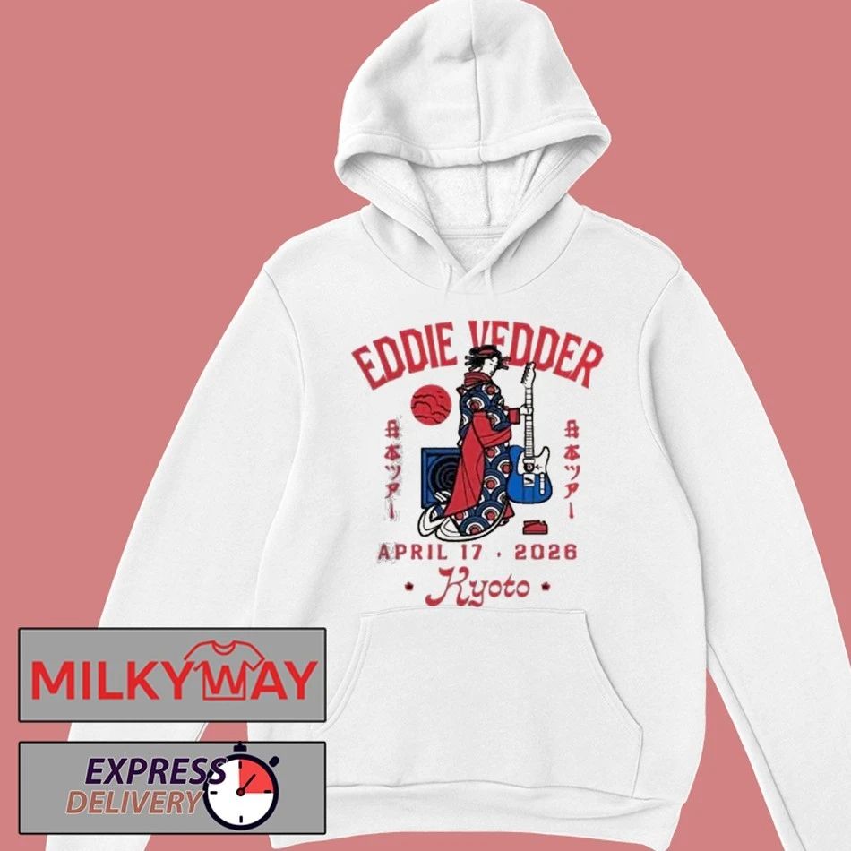 Eddie Vedder Kyoto Japan 2026 Geisha Event Tee At Rohm Theatre Kyoto On April 17 2026 shirt