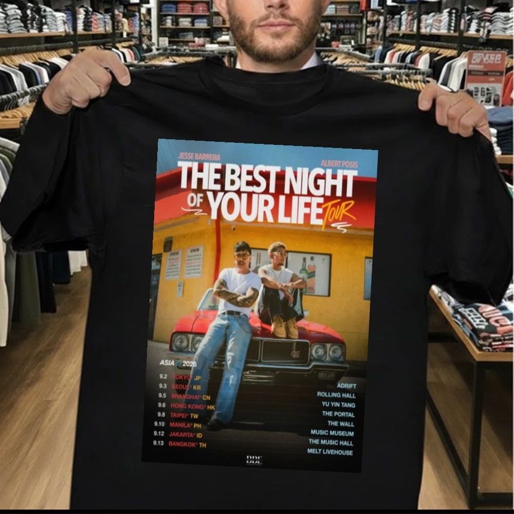 Jesse Barrera The Best Night Of Your Life Tour 2026 Poster Shirt