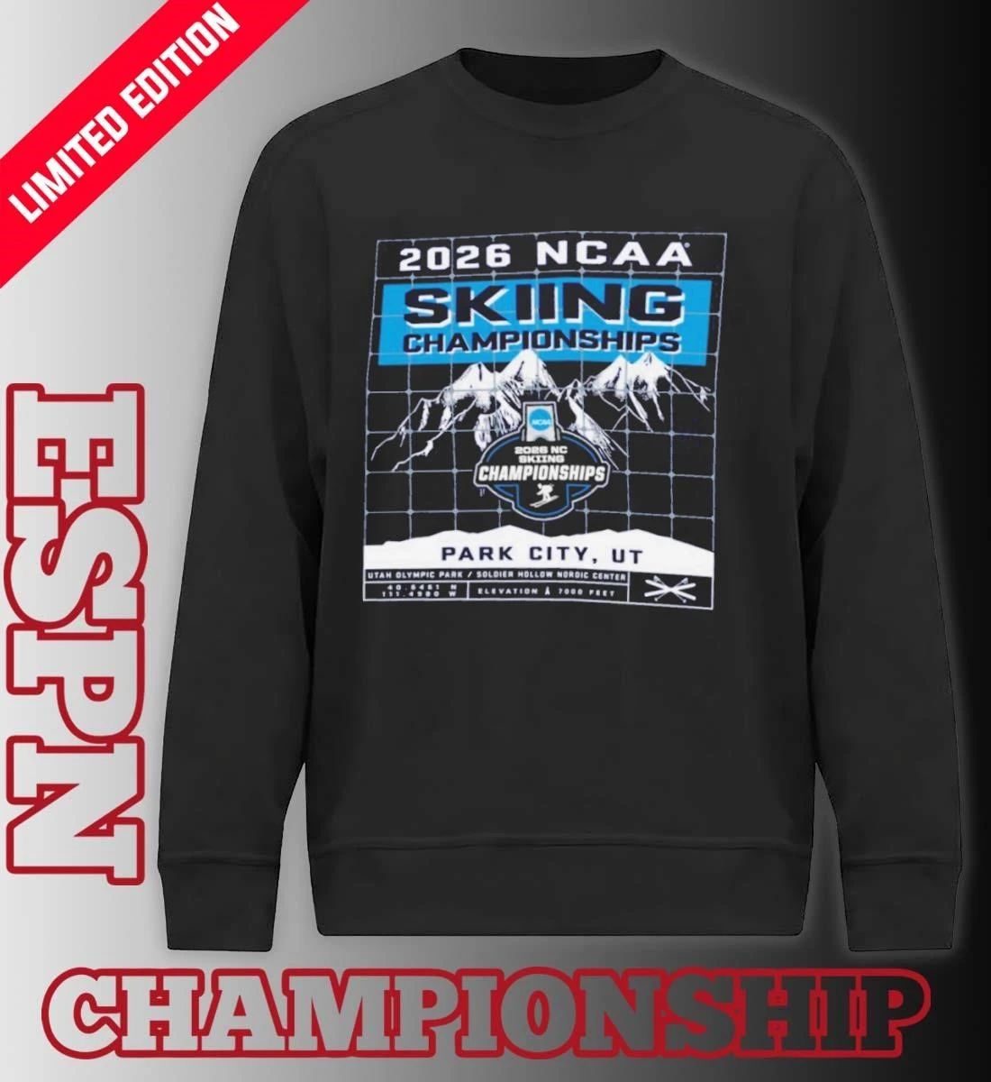 2026 NCAA Skiing Championships – Park City, UT T-Shirt