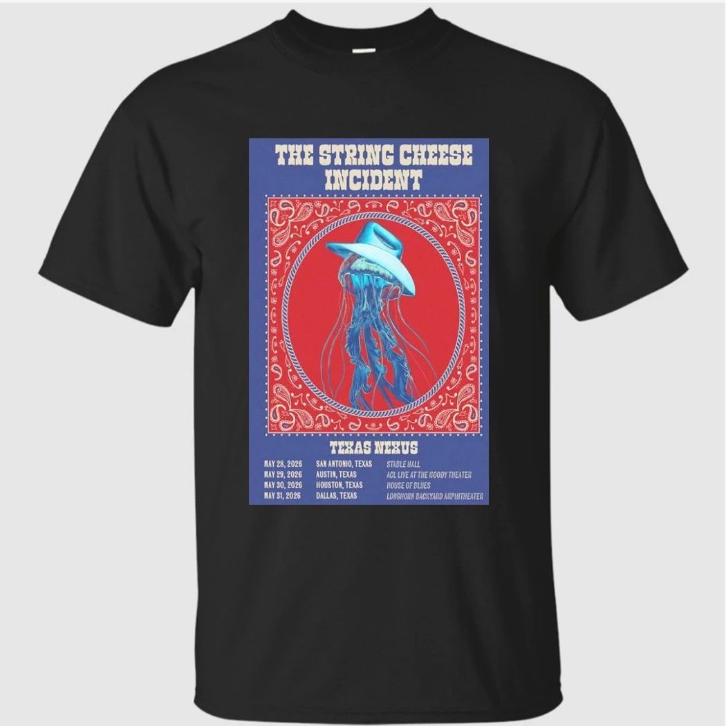 The String Cheese Incident Texas Nexus Tour 2026 Poster Shirt