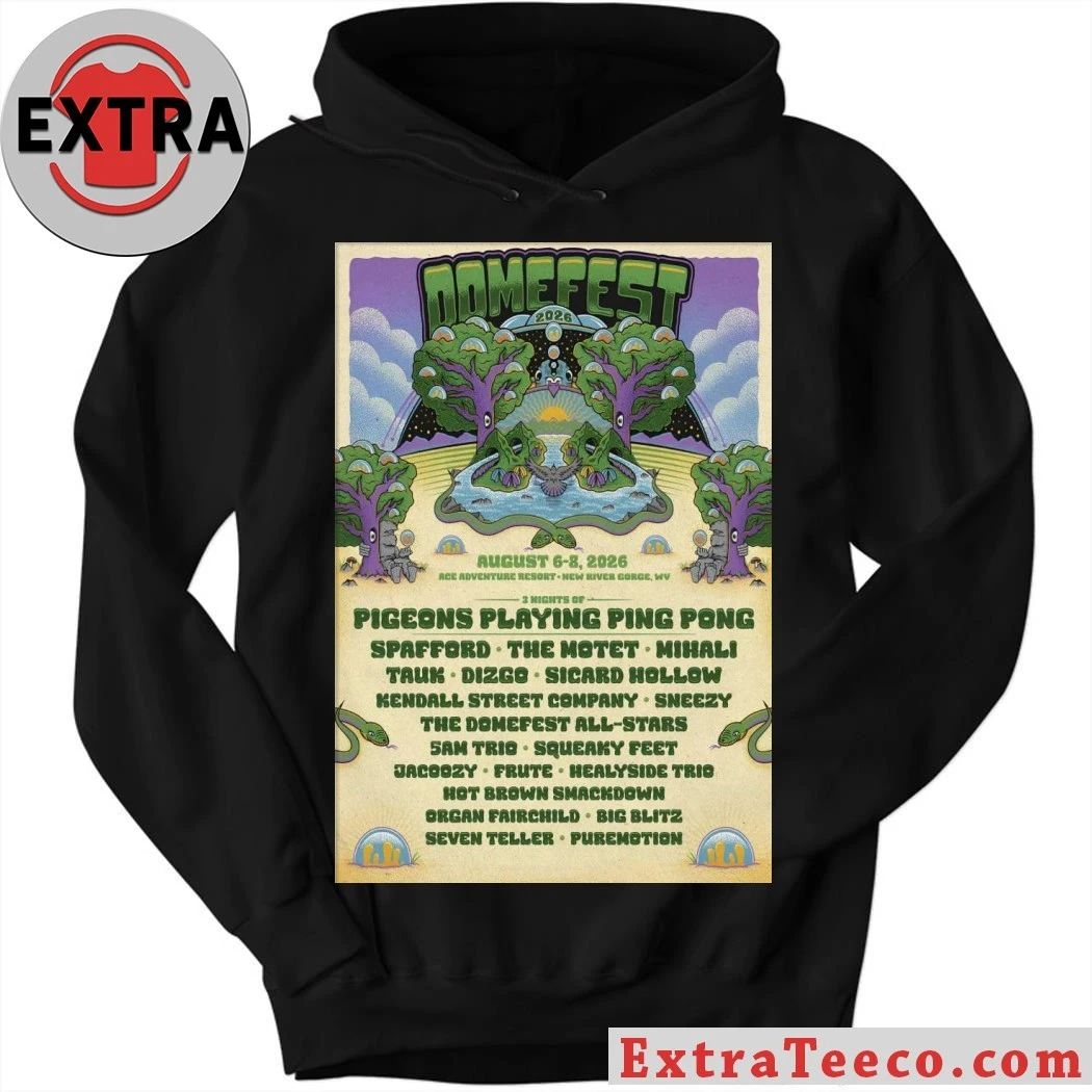Domefest 8 6-8 8 2026 New Gorge WV Poster Shirt