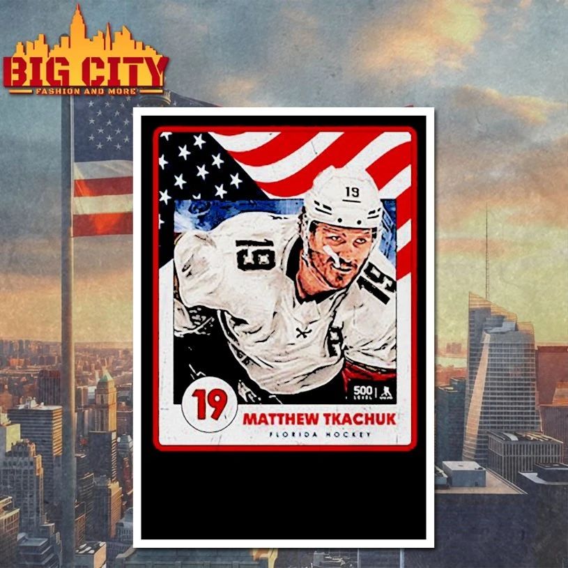 Matthew Tkachuk Florida USA Card t-shirt