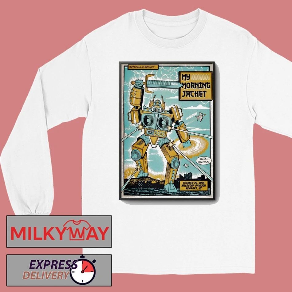 My Morning Jacket Oct 20 2025 MegaCorp Pavilion in Newport KY Poster shirt