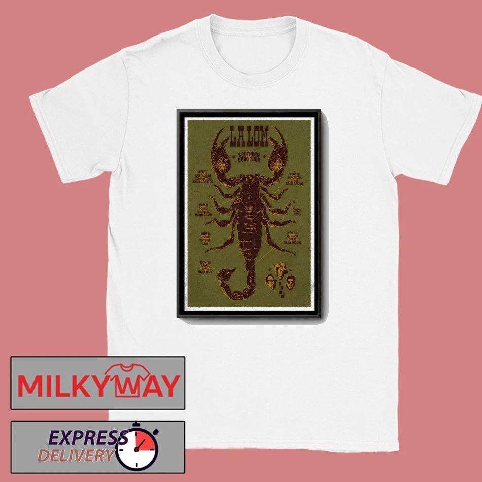 Lalom Europe Tour 2025 Poster shirt