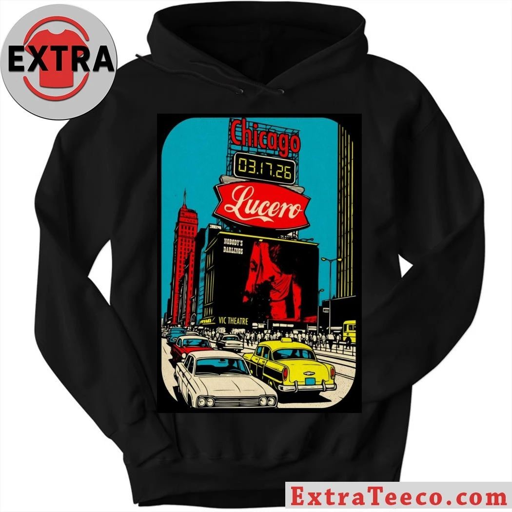 Lucero Chicago IL March 17 2026 Poster Shirt