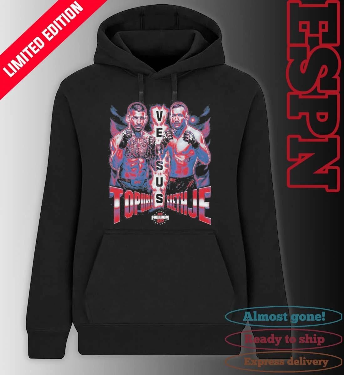 UFC Freedom 250 Ilia Topuria Vs. Justin Gaethje Matchup T-shirt