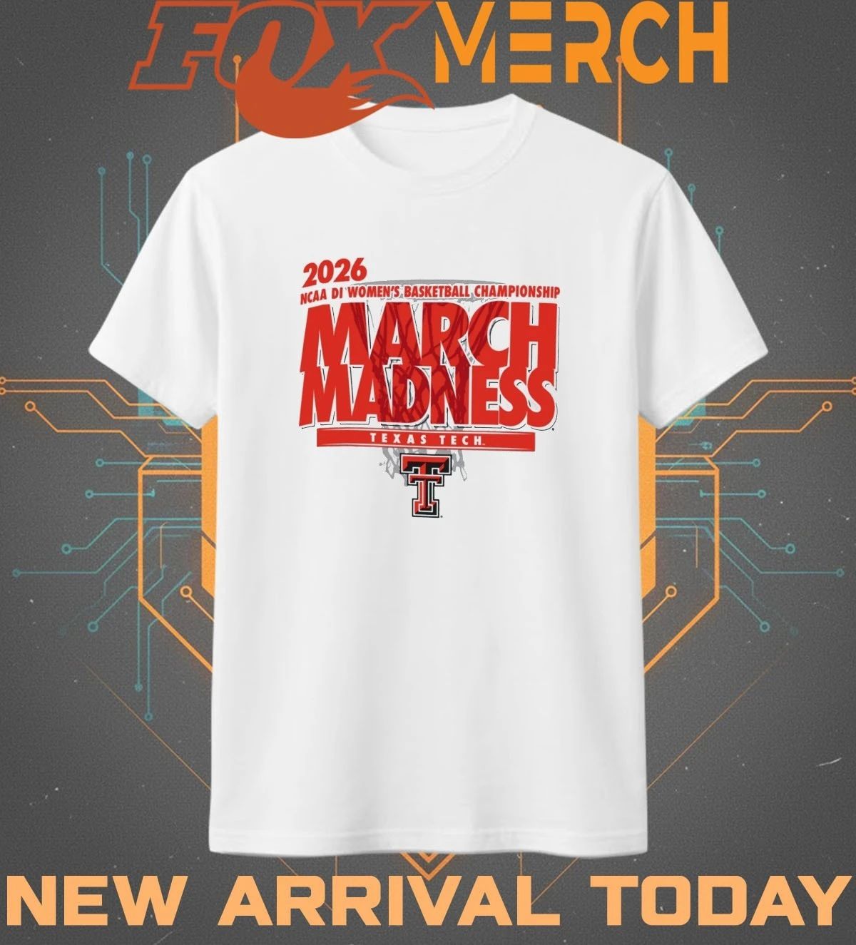 Texas Tech Red Raiders 2026 NCAA DI Women’s Basketball Championship March Madness shirt
