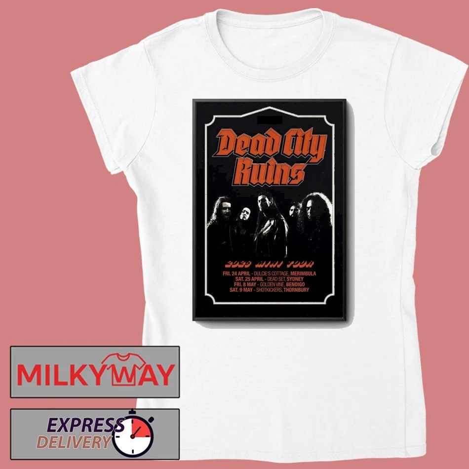 Dead City Ruins Mini 2026 Tour Poster shirt