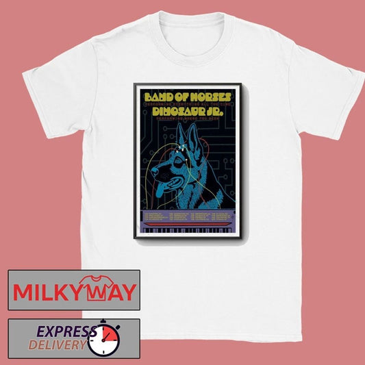 Dinosaur Jr. and Band of Horses Tour 2026 Poster shirt