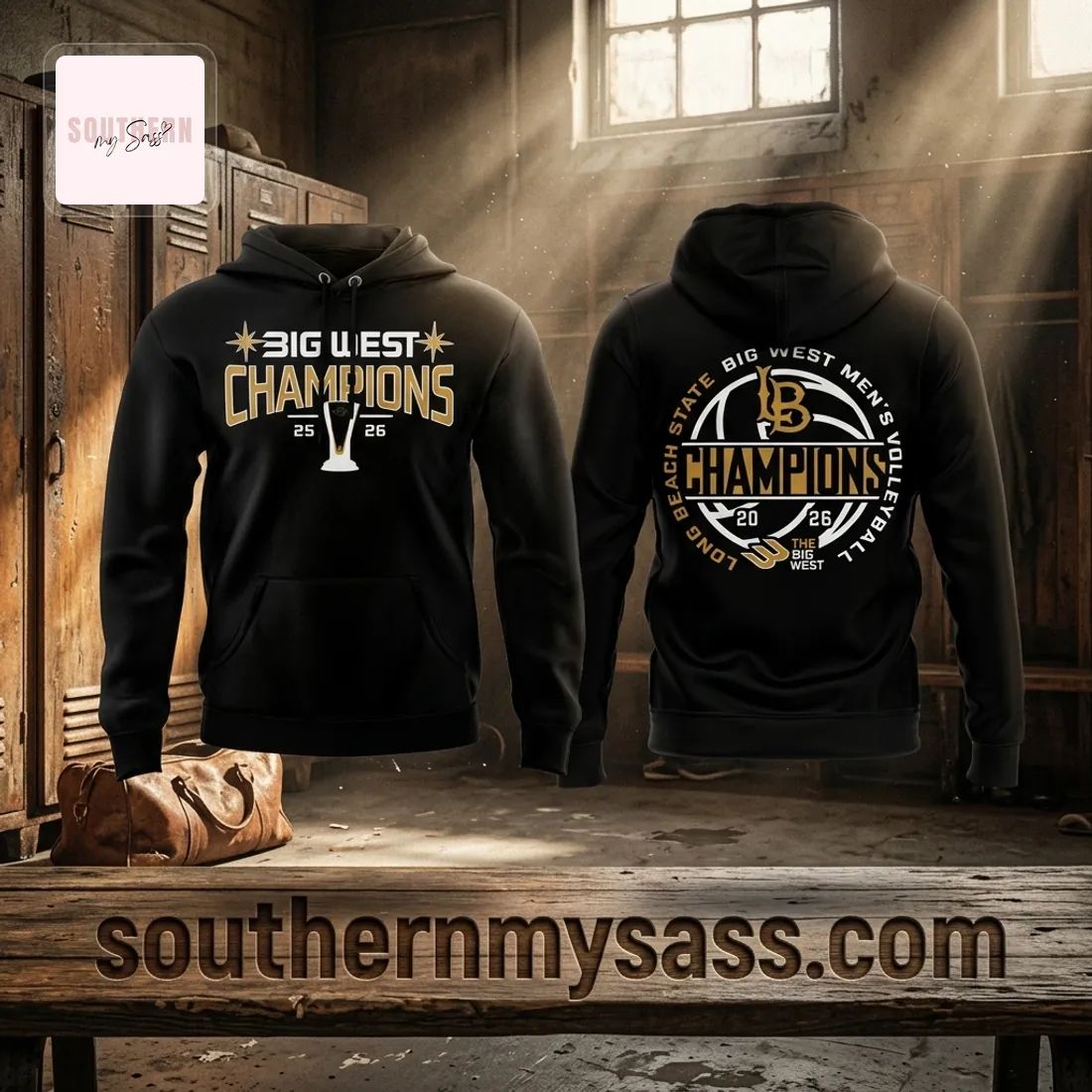 Long Beach State Men’s Volleyball 2026 Big West Champions Commemorative Hoodie