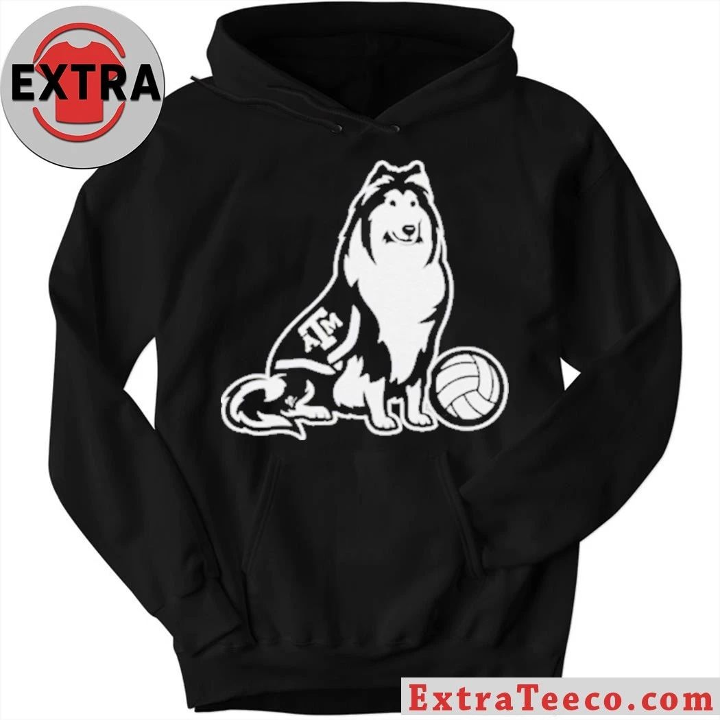 Original Logan Lednicky Texas A&M Aggie Reveille Collie Logo T-Shirt